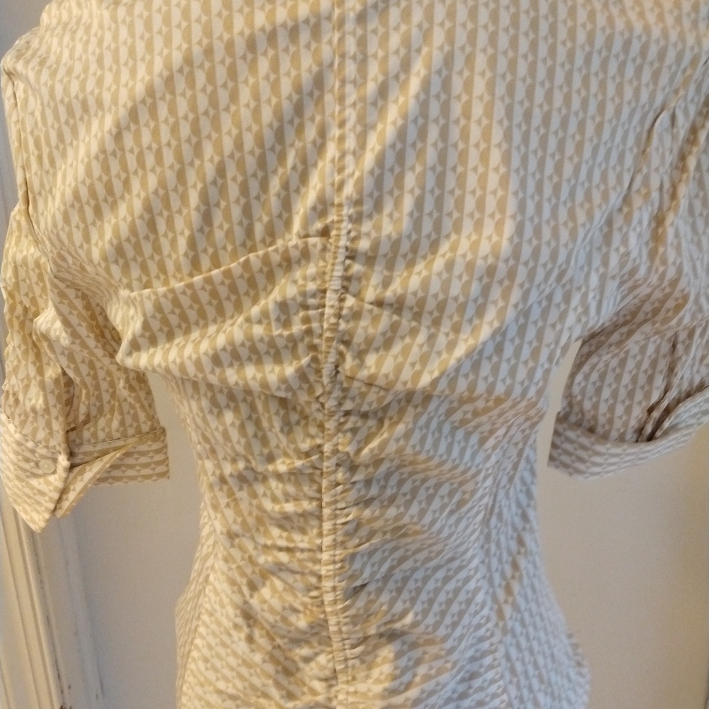 New York and Company stretch button down fitted Blouse - Picture 3 of 5